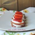 Millefoglie con crema di ricotta e fragole