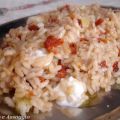 RISOTTO CON MOZZARELLA E POMODORI SECCHI