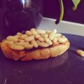 Fettunta (Bruschetta) con Fagioli di Sorana