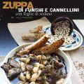 Zuppa di funghi e cannellini con foglie di[...]