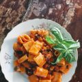 Paccheri con il Sugo di Melanzane e Basilico