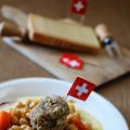 Zuppa di ceci con pallottolina su fonduta di[...]