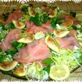 Ensalada exòtica con Porro Salmone e Fichi
