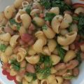 conchiglie borlotti e rucola