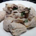 CONCHIGLIONI CON CREMA DI FUNGHI E TALEGGIO