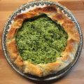 torta salata con le cime di rapa