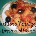 fusilloro verrigni al tonno e olive nere