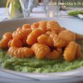 Gnocchi di Patate Dolci con Crema di Broccoli