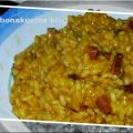 Risotto con zucca, speck e monte veronese