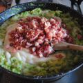 Oggi lasagne zucchine e speck!