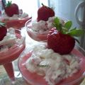 Veloce dessert di panna e fragole