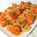 Spaghetti con polpettine al tonno