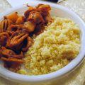 Couscous con calamari e patate in umido