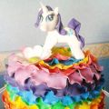 Torta Rarity, dei My little pony , su petali[...]