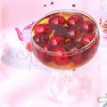 Ciliegie alla gelatina di vino moscato