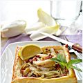 Cestini di sfoglia con indivia belga e sogliola
