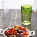 Melanzane, pomodori e peperoni e una[...]