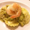 Ravioli zucchine e gamberi