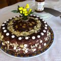 TORTA CON CREMA DI CACAO E NOCCIOLE E CREMA DI[...]