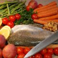 Trout stuffed