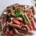 Penne integrali alla sorrentina con asparagi