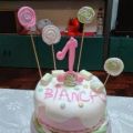 Torta per primo compleanno bambina