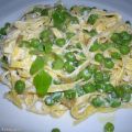 TAGLIATELLE RICOTTA E PISELLI