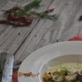 Sarde marinate su crema di patate e cavolfiore