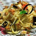 Tonnarelli spada e melanzane al profumo di menta