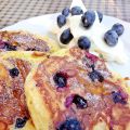Blueberry Pancakes, Yogurt Greco e Miele