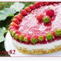 TORTA FREDDA ALLE FRAGOLE