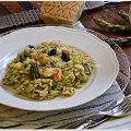Risotto, asparagi e gamberi-Risotto, asparagus[...]
