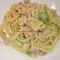 Spaghetti in salsa di asparagi