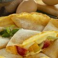 Crepes farcite con crema e frutta 2