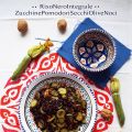 Riso nero con zucchine e sapori del Mediterraneo