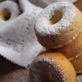 Ciambelle con cioccolato fondente