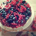 Red fruits cheesecake