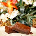 Brownies ricoperti di ganache al cioccolato