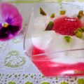 Verrine allo yogurt,fragola e zenzero