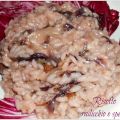 RISOTTO AL RADICCHIO E SPECK CON ACETO BALSAMICO