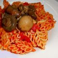SPIGHE CON POMODORINI E FUNGHI