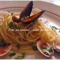 Spaghetti con cozze e vongole