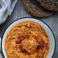 Crema di carote affumicate, peperoni e formaggio