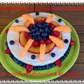 Cheesecake alla pesca e amaretti