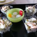 RISO FREDDO CON GAMBERI E FAGIOLINI