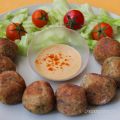Polpette di melanzane e ceci