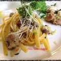 Fettuccine con broccolo romanesco funghi e[...]