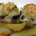 Seppie ripiene di patate e tonno, al forno