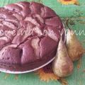 Torta soffice alle pere e cioccolata