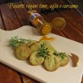 Biscotti timo e curcuma